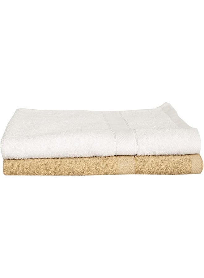 Hotel Linen Klub Cotton-Rich 500 GSM Terry Bath Towel Set - 2 Pieces, Size: 70 x 140 cm, Assorted Colors - Ultra-Soft and Absorbent for Luxurious Bathing Experience - Image 4