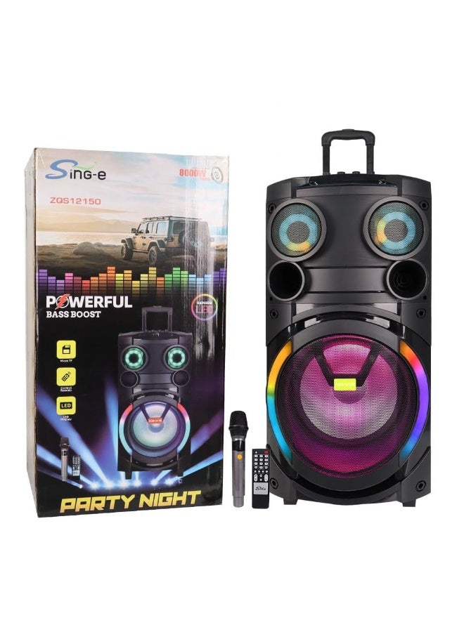 singe Sing-e ZQS12150 Portable Bluetooth Party Speaker - Image 2