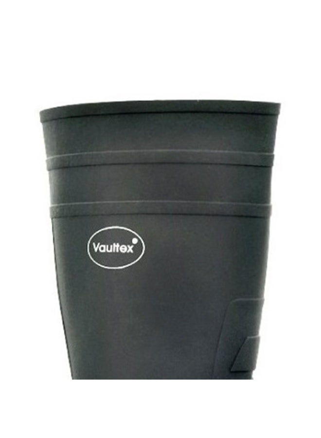 Vaultex RBT PVC Steel Toe Safety Gumboots - Black, 43 - Image 3