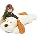 MorisMos Giant Dog Stuffed Animals 31inch Large Dog Plush Soft Big Puppy Pillow Toy Gifts for Kids Girls Boys White - Image 4