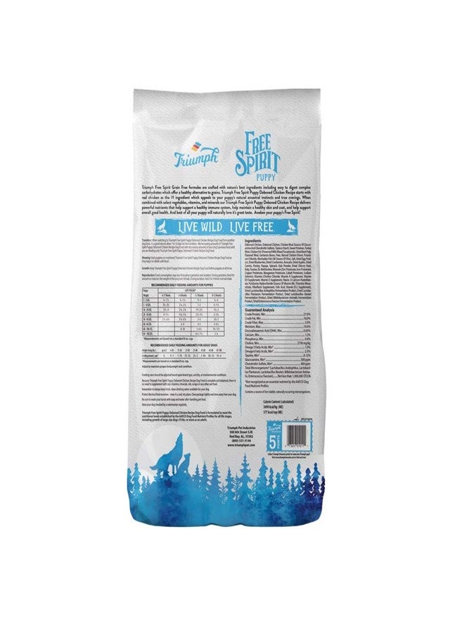 Triumph Free Spirit Grain-Free Puppy Food, 3 Pounds, Deboned Chicken, Sweet Potato, & Berry Recipe - Image 2