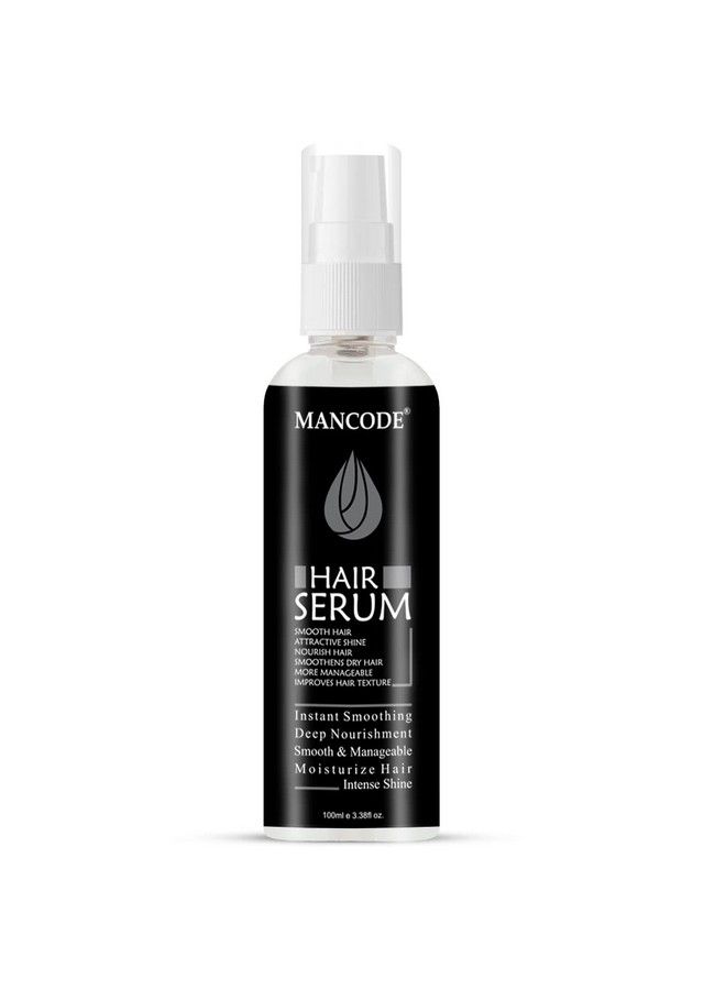 MAN CODE Mancode Hair Serum For Men Instant Shine & Smoothness Regular Use For Dry & Wet Hair Gives Frizz Free Soft & Silky Hair 100Ml (Men  - Image 2