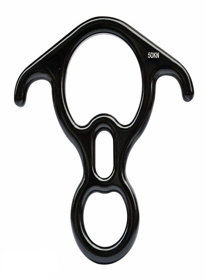 Descender Tool Outdoor Climbing Descender 8 Descent Control Device for Rock Climbing