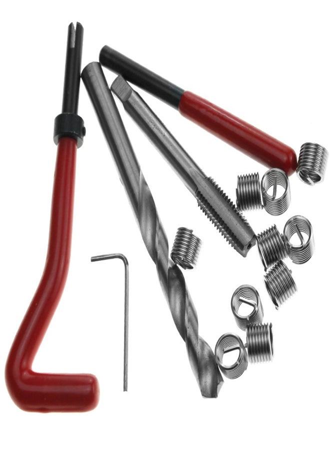 20Pcs Metric Thread Repair Insert Kit M5 M6 M8 M10 M12 M14 Helicoil Car Pro Coil Tool M10 * 1.0 - Image 4