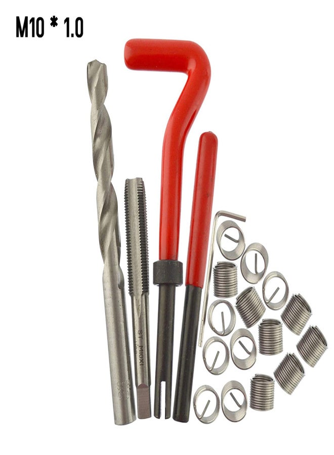 20Pcs Metric Thread Repair Insert Kit M5 M6 M8 M10 M12 M14 Helicoil Car Pro Coil Tool M10 * 1.0 - Image 1