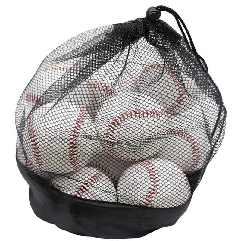 Lawei Lawei Tebery 12 Pack Standard Size Youth/Adult Baseballs Unmarked & Leather Covered Suit for Elders, Professional Players - Image 1
