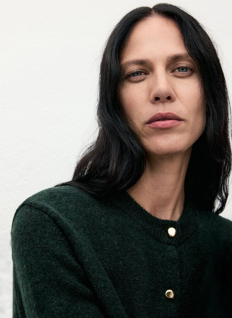 مانجو كارديجان محبوك بأزرار - Image 3