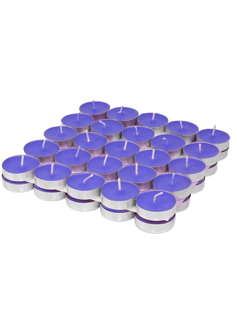 AL QADAH Tea Light Candles 5.6g 100Pcs Box Assorted Colors Long Lasting Smokeless Unscented Dripless Decorative Candles for Home Parties Weddings & Events - Image 5