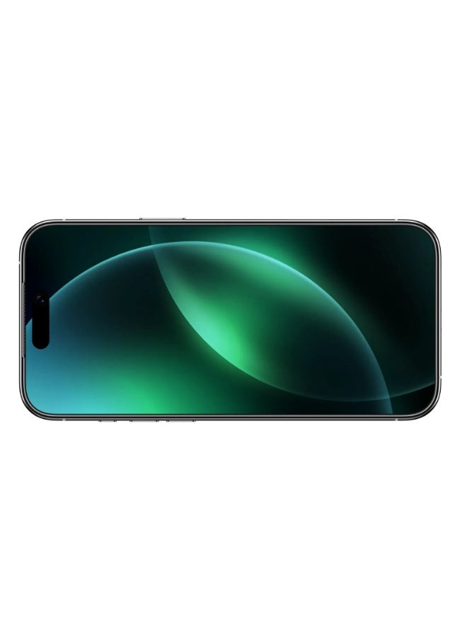 GREEN LION iPhone 17 Pro max Screen Protector Diego Pet HD/ Shockproof & Clear view/ 9H Tempered Glass/ Anti Fingerprints/ Easy installation frame - Clear - Image 3