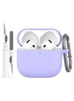 Ahastyle AhaStyle AirPods 4 Case Cover (2024) with Cleaning Kit Soft Silicone AirPods 4th Generation Case Full Body Shockproof Cover Skin for Apple AirPods 4 Support USB-C Charging Case and Wireless Charging  - Image 1