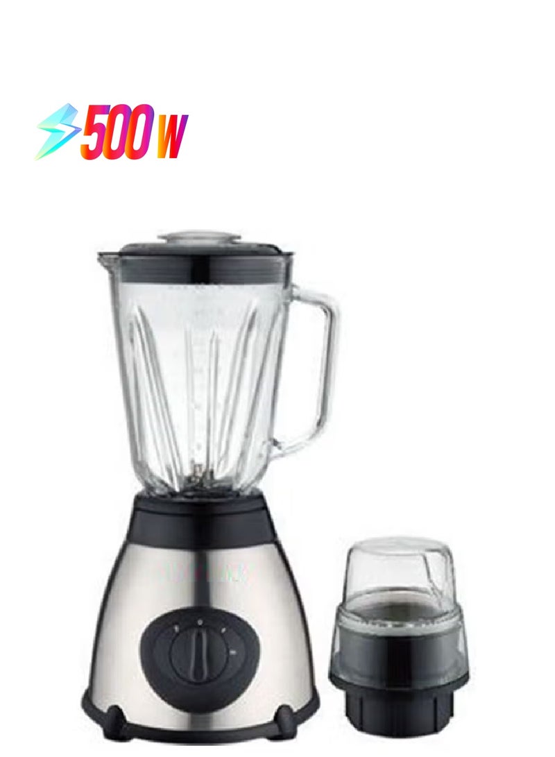 DOTS Glass Blender 500 W  Silver