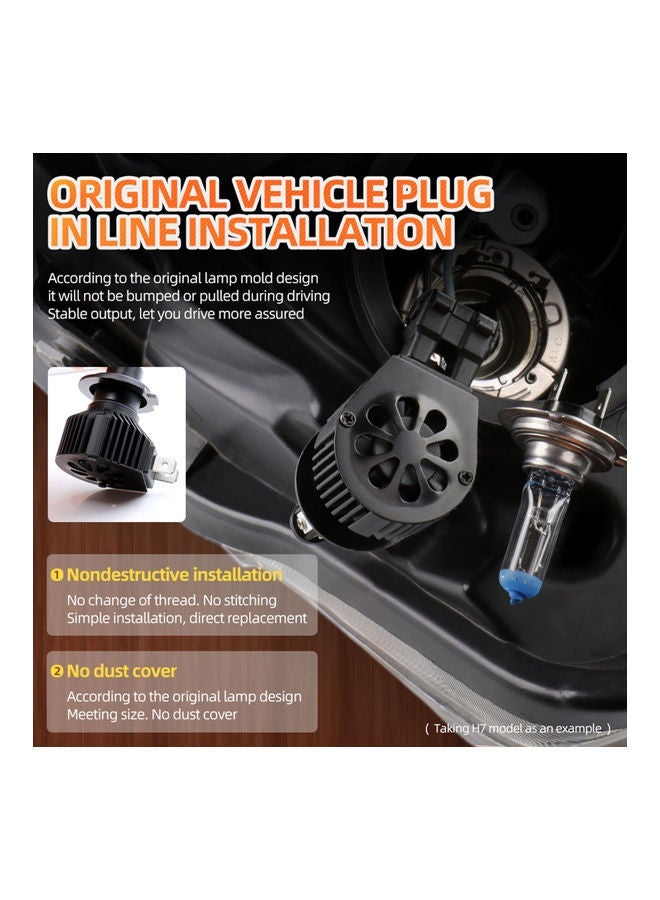 MUNTAQI 2-Piece Waterproof Car LED Headlight Bulbs - Image 4