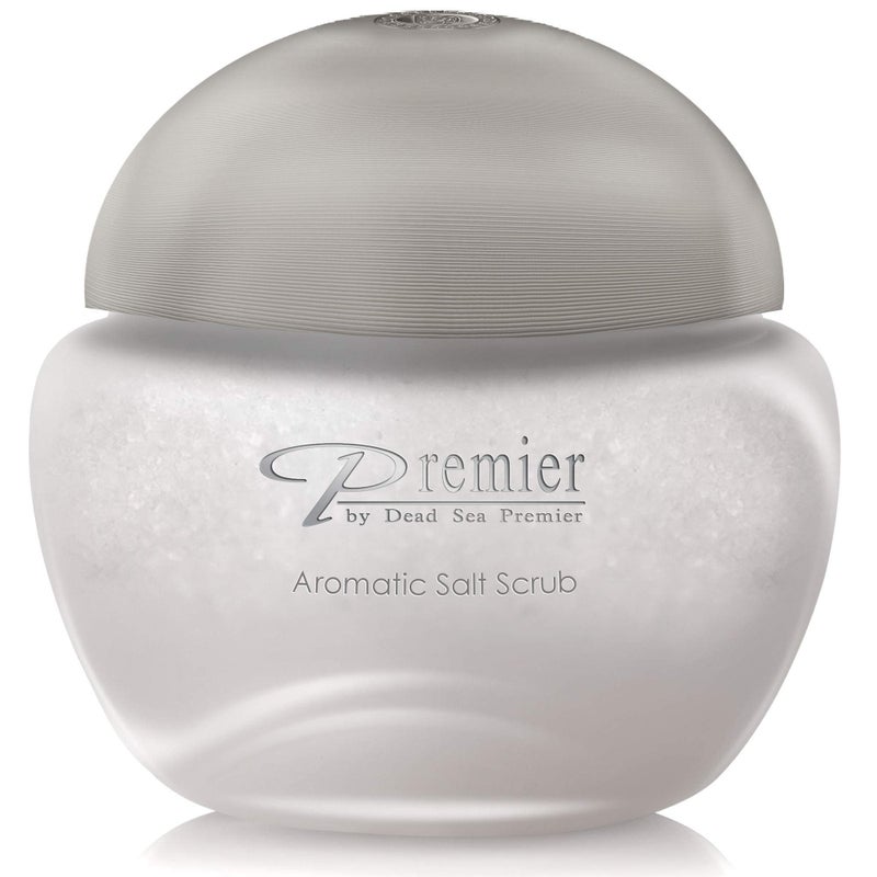 Premier Dead Sea Aromatic Salt Scrub bath salts infused with essential oils jojoba oil vitamin e oil Exfoliates and Moisturizes smooth soft skin Hands Feet  Body BREEZE SCENT 1005FL OZ