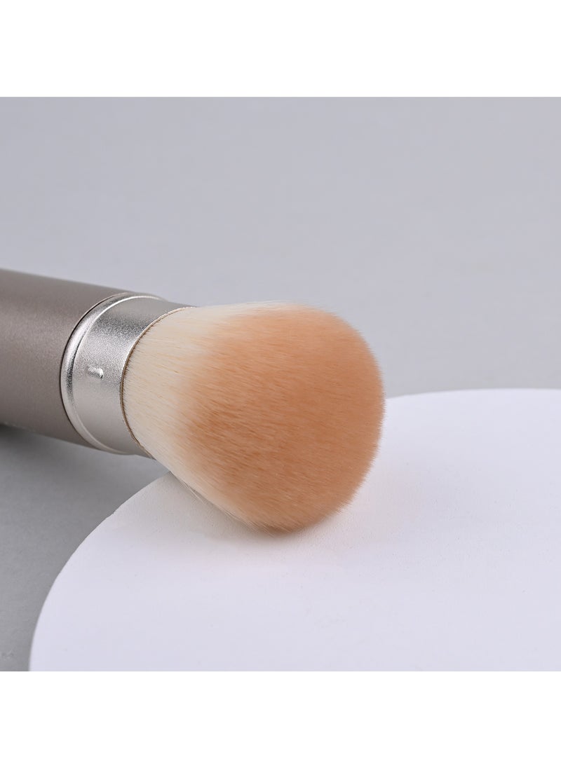 SaDM Shiny SaDM Shiny Retractable Powder Brush – Portable, Multipurpose Makeup Brush for Travel & On-the-Go Application  - Image 3