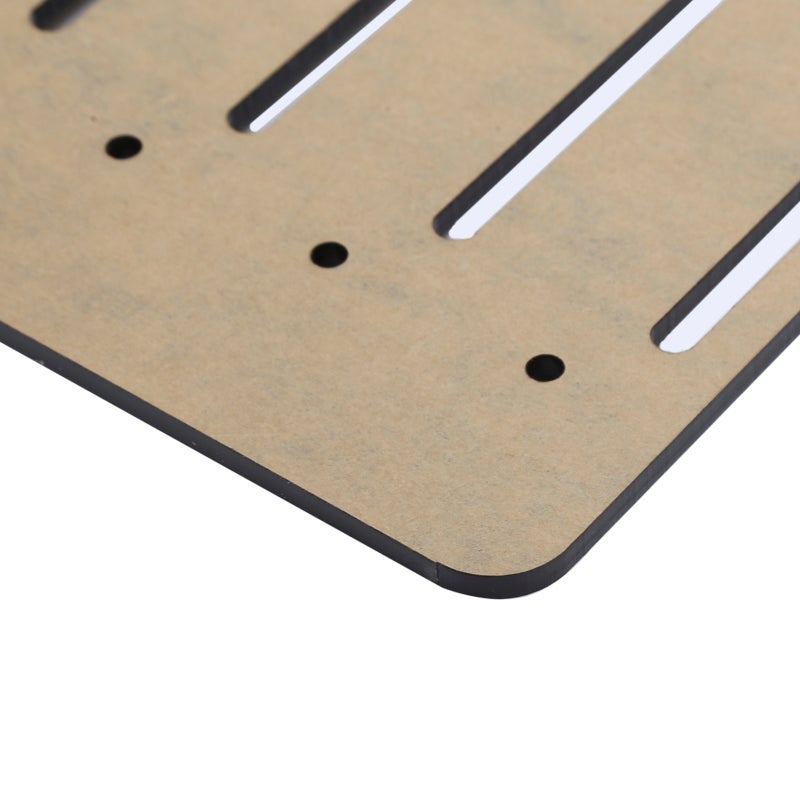 Hard Drive Bracket: 6-Bay Acrylic Black DIY Stand - Precision Mounting Holes + Screw Pack Hard Drive Rack for PC Component Organization & DIY Enthusiasts - Image 4