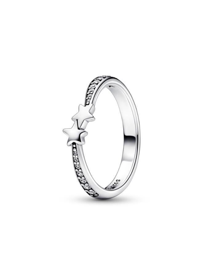PANDORA Stars sterling silver ring with clear cubic zirconia - Image 1