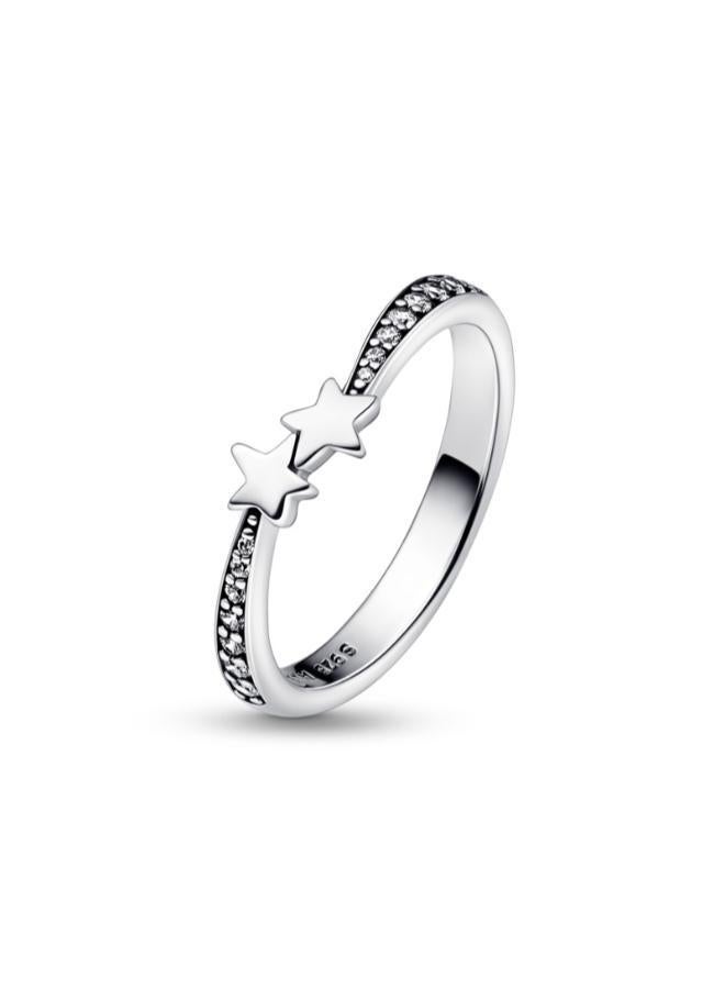 PANDORA Stars sterling silver ring with clear cubic zirconia - Image 3