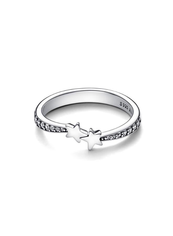 PANDORA Stars sterling silver ring with clear cubic zirconia - Image 2