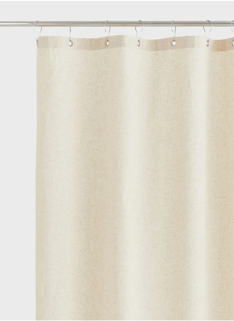 H&M Linen-Blend Shower Curtain