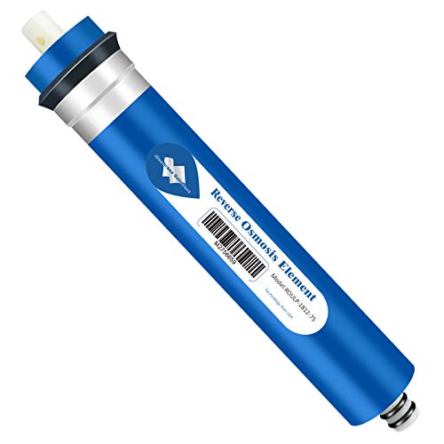 Membrane Solutions Membrane Solutions 75 GPD RO Membrane Reverse Osmosis Membrane Element 1175 x 175 Water Filter Replacement for Undersink Home Drinking RO Water Filtration System