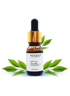 ميدسباكلينيك زيت شجرة الشاي النقي العطري مطهر طبيعي ومضاد للفطريات - يهدئ البشرة ويدعم صحة الشعر 10 مل | زجاجة 0.33 أونصة  - Image 1