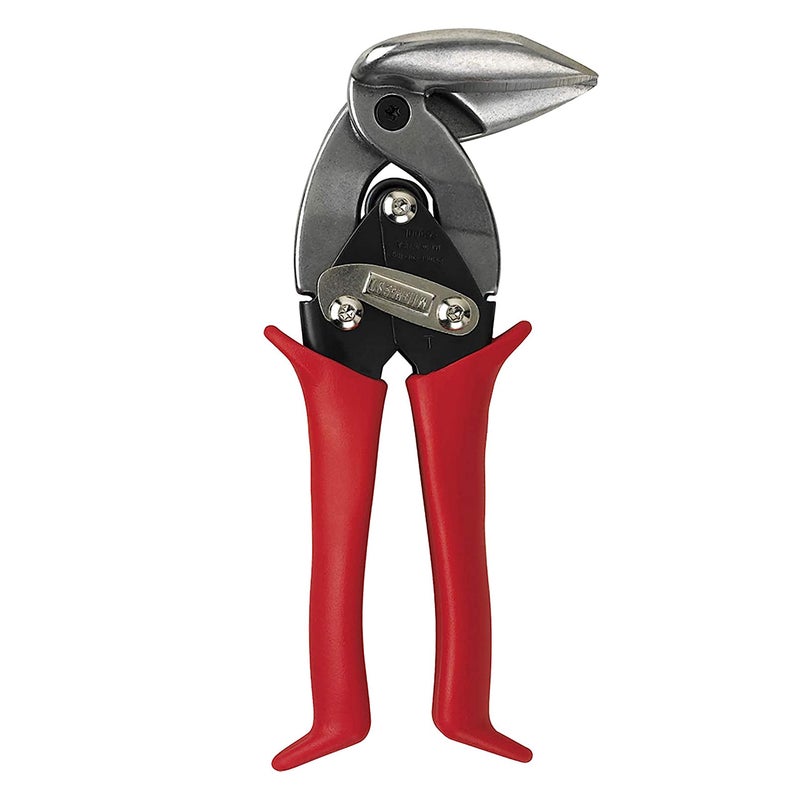 Midwest Snips Midwest Tool & Cutlery Aviation Snip - Left Cut Upright Tin Cutting Shears with Forged Blade & KUSH'N-POWER Comfort Grips - MWT-6900L - Image 1