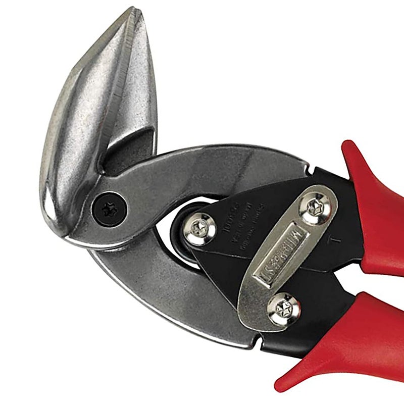 Midwest Snips Midwest Tool & Cutlery Aviation Snip - Left Cut Upright Tin Cutting Shears with Forged Blade & KUSH'N-POWER Comfort Grips - MWT-6900L - Image 3