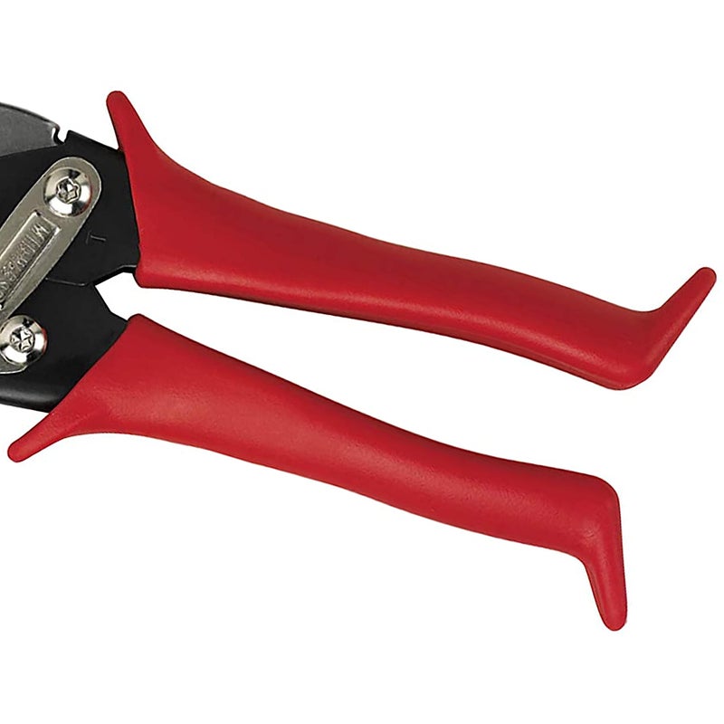 Midwest Snips Midwest Tool & Cutlery Aviation Snip - Left Cut Upright Tin Cutting Shears with Forged Blade & KUSH'N-POWER Comfort Grips - MWT-6900L - Image 4
