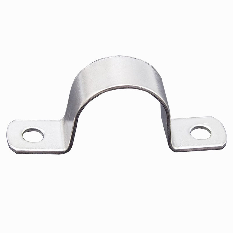 RITUIPIO 2 Inch Pipe Strap Heavy Duty 2 Hole Strap 304 Stainless Steel 2 Conduit Strap Clamp for Tube Pipe or Wire Cord Installation50mm 5pcs