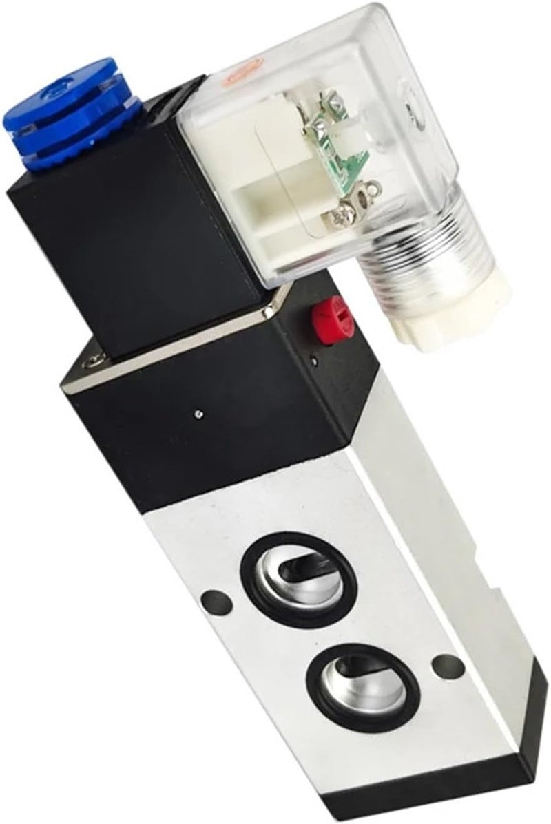 4M310-10 2 Position 3 Port Five Way Pneumatic Electric Solenoid Valve Control Air Valve Electromagnetic AC110V 220V DC12V 24V(PC10-03 PST-02,DC12V) - Image 1