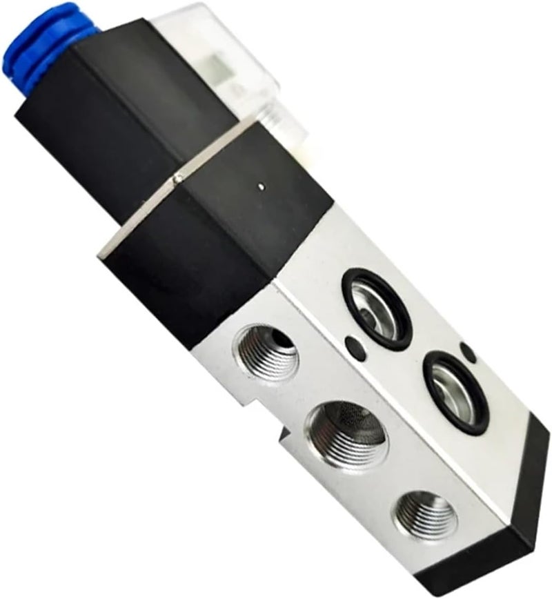 4M310-10 2 Position 3 Port Five Way Pneumatic Electric Solenoid Valve Control Air Valve Electromagnetic AC110V 220V DC12V 24V(PC10-03 PST-02,DC12V) - Image 4