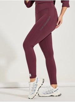 Styli Gymspire Edition- Side Text V-Stitch Full Length Leggings  - Image 3