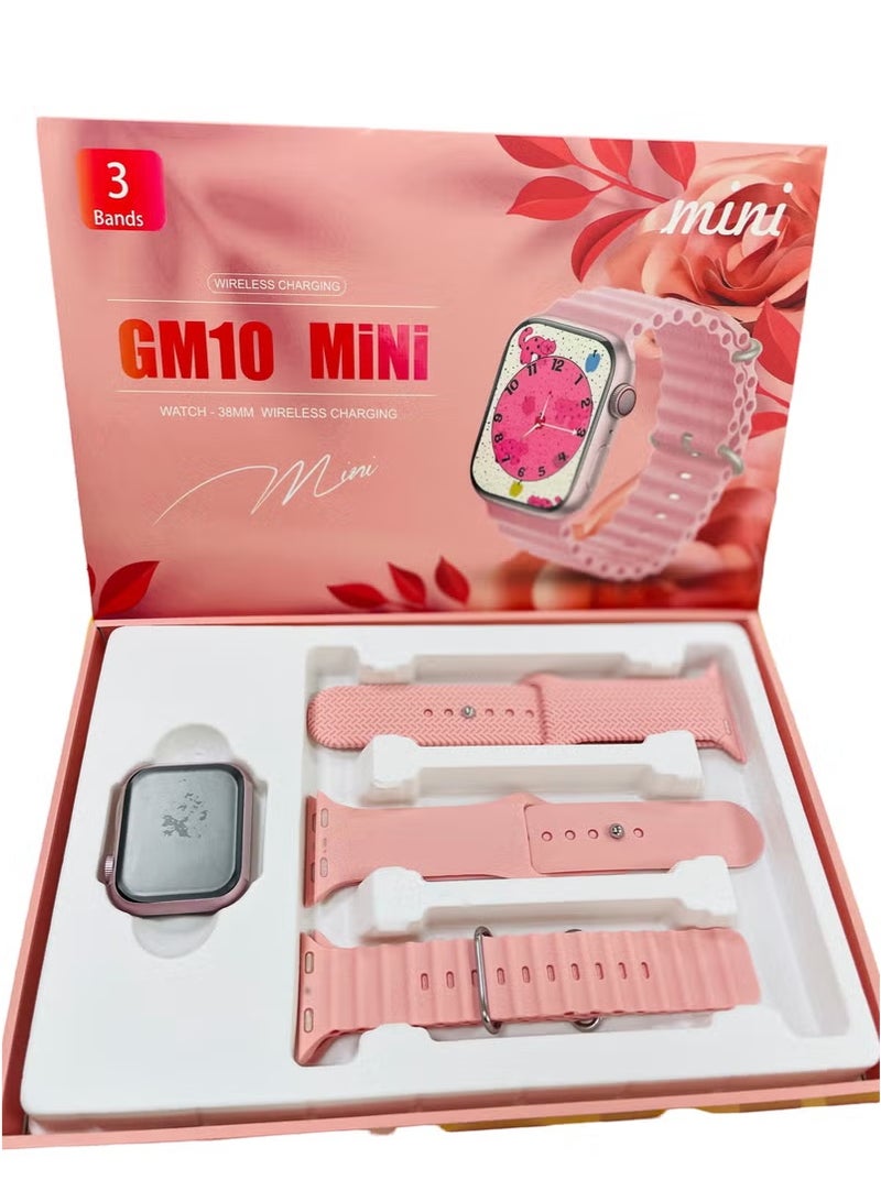 Mini 3 Straps Smart Watch Series 8 Touch Color Screen Bluetooth Calling Health and Sports Smartwatch - Image 4