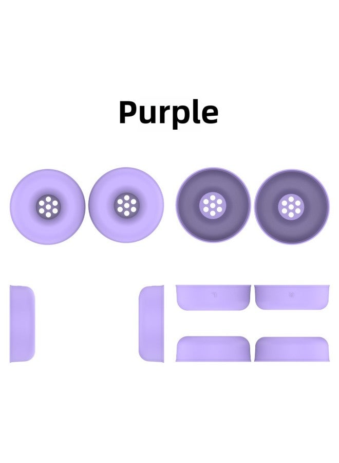 Suitable For JBL Tune 520BT Headset Bluetooth Headset Earmuffs Silicone Protective Cover Dustproof Soft Case Replacement-Color:Purple-Model:T25  - Image 1