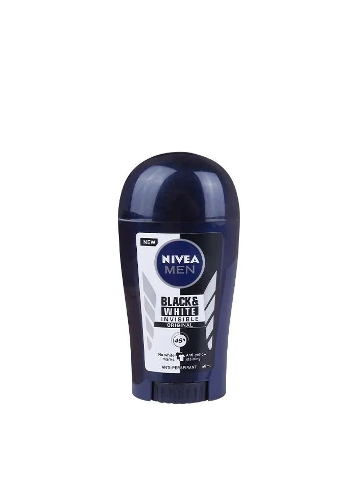 Nivea Black & White Invisible Anti-Perspirant Stick - 40ml