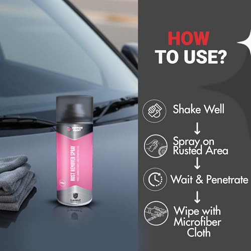 Nippon Paint n-Shield Rust Remover Spray 150 ml | Removes Rust from Metal Surfaces | Cleans Restores Shine | Protects Against Corrosion | Easy Application | Asia Pacific's No.1 Paint Brand - Image 4