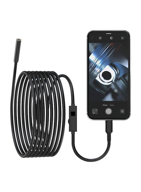 كاميرا فحص 1080P HD - مع شهادة IP67 المقاومة للماء ، واتصال WiFi لنظام Android / iOS ، وكاميرا LED Borescope قابلة للتعديل (3m)