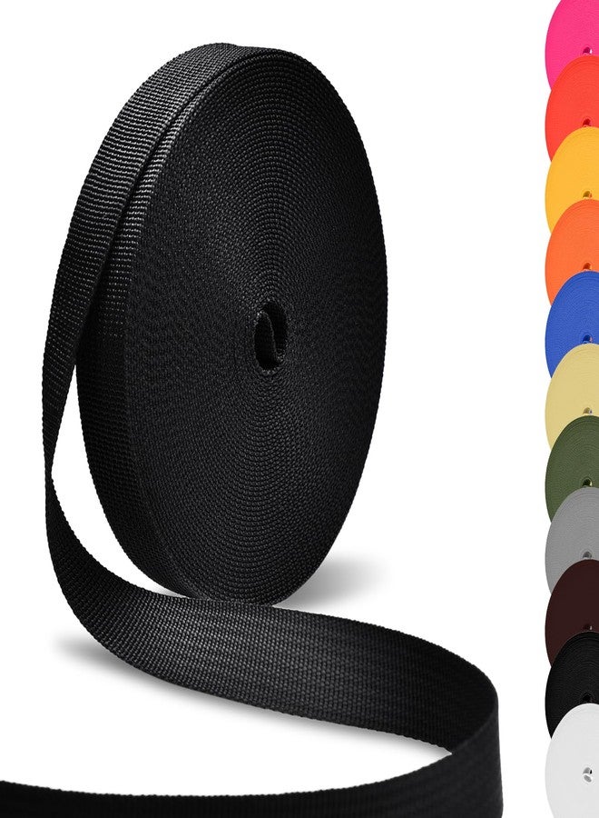 CooBigo Polypropylene Webbing Strap 3/4" Durable Poly Strapping 12 Yards 3/4 inch Wide Webbing Strap for Backbag,Pool Solar Cover,DIY Crafting,Pet Collar,Outdoor Gear - Image 1