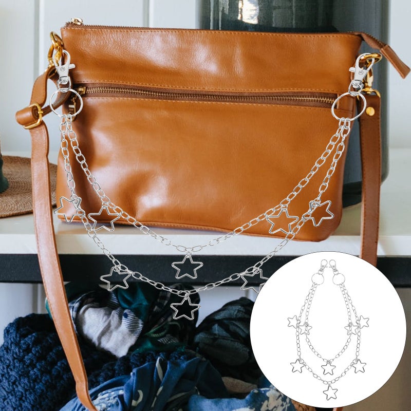 Jeans Pants Chain Belt Chain Double Layer Trousers Chain Wallet Chain for Women - Image 5