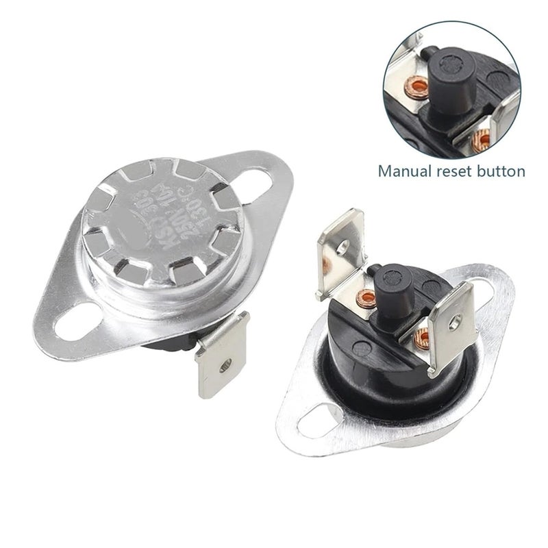 KSD301 KSD303 10A 45 150 C منظم الحرارة لإعادة الضبط اليدوي مفتاح درجة الحرارة مغلق عادة 50C - Image 3