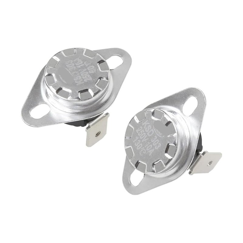 KSD301 KSD303 10A 45 150 C منظم الحرارة لإعادة الضبط اليدوي مفتاح درجة الحرارة مغلق عادة 50C - Image 2