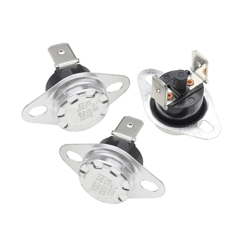 KSD301 KSD303 10A 45 150 C منظم الحرارة لإعادة الضبط اليدوي مفتاح درجة الحرارة مغلق عادة 50C - Image 5