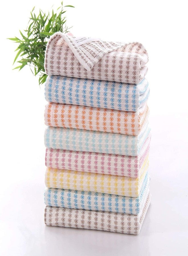 SAMI STUDIOS Kitchen Cleaning Towel Super Value Pack - 100% Pure Cotton, Soft Absorbent for Hand, Lunch, Daily Use, Face - Large Size 25 x 35 cm, Picnic Stripes (Set of 8 Pcs) - Image 1