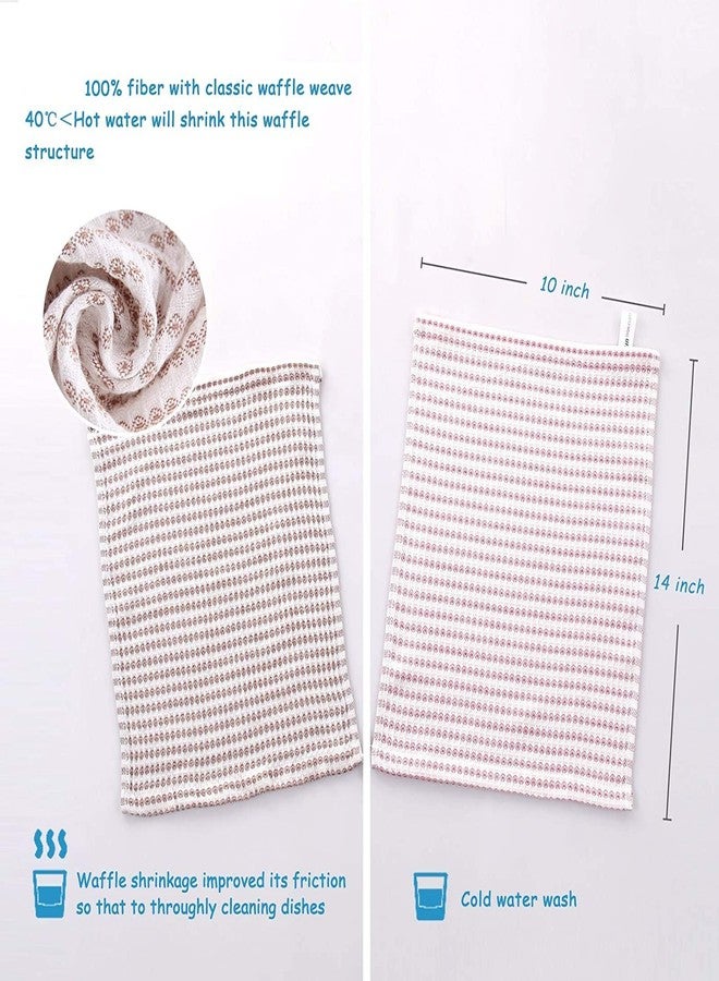 SAMI STUDIOS Kitchen Cleaning Towel Super Value Pack - 100% Pure Cotton, Soft Absorbent for Hand, Lunch, Daily Use, Face - Large Size 25 x 35 cm, Picnic Stripes (Set of 8 Pcs) - Image 3