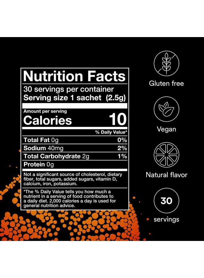 MitoQ Longevity Cellular Water Daily Powdered Drink Mix Natural Orange Flavor - Mitochondria-targeted Antioxidant - Cell Energy and Metabolism for Better Aging (Orange, 30 Packets) - Image 3