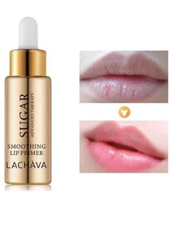 LACHAVA Sugar Smoothing Lip Primer Lip Oil Lip Primer for Dry and Dark Lips Lip Gloss Oil for Dry Flaky Lips Hydrating Moisturizing Smoothing Nourishing Leave on Lip Glow Oil 15ml  - Image 2