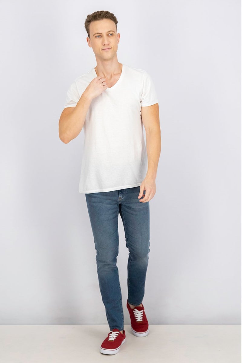 DIESEL جينز دنيم ضيق للرجال، قابل للتمدد، أزرق - Image 3