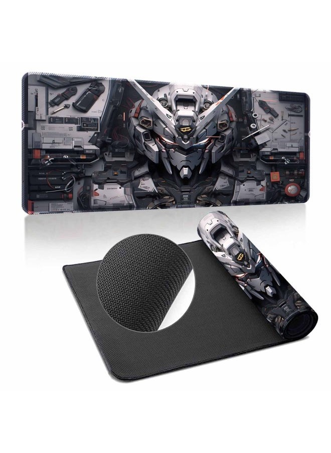 Generic - Gundam Mouse Pad Oversized Machine Warfare Boys Science And Technology Sense Computer Keyboard Pad Learning Games Dormitory Non-Slip Table Pad-Color:300*600*3mm-Pattern:Up To ① Model 20 - Image 1