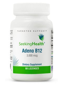 Adeno B12 3000 Mcg Methylfree Vitamin B12 To Support Energy And Mood Methylation Support Easily Absorbed Naturally Sweetened Vegan And Vegetarian (60 Lozenges)*