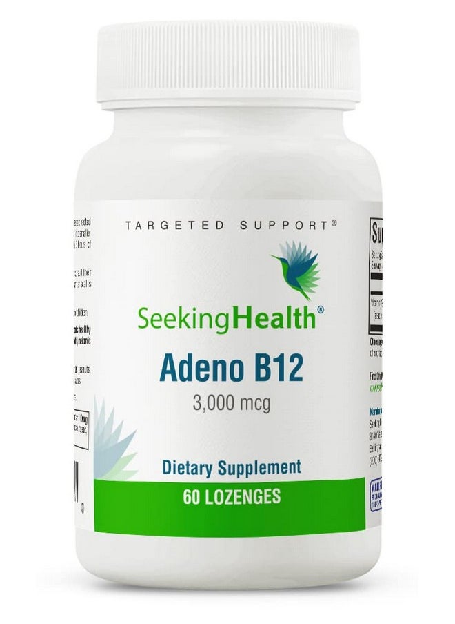 Seeking Health Adeno B12 3000 Mcg Methylfree Vitamin B12 To Support Energy And Mood Methylation Support Easily Absorbed Naturally Sweetened Vegan And Vegetarian (60 Lozenges)*  - Image 2